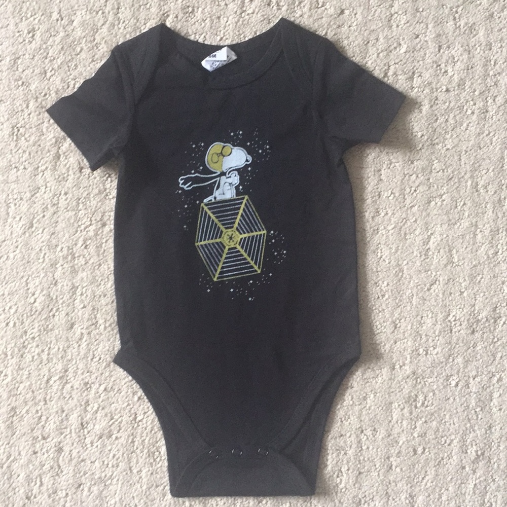 Onesie; Snoopy Darth Baron custom Star Wars unisex